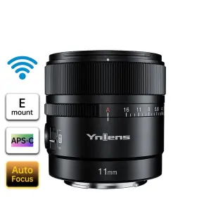 Lente Yongnuo Yn11mm F1.8 + control BR-L1 para Sony montura E